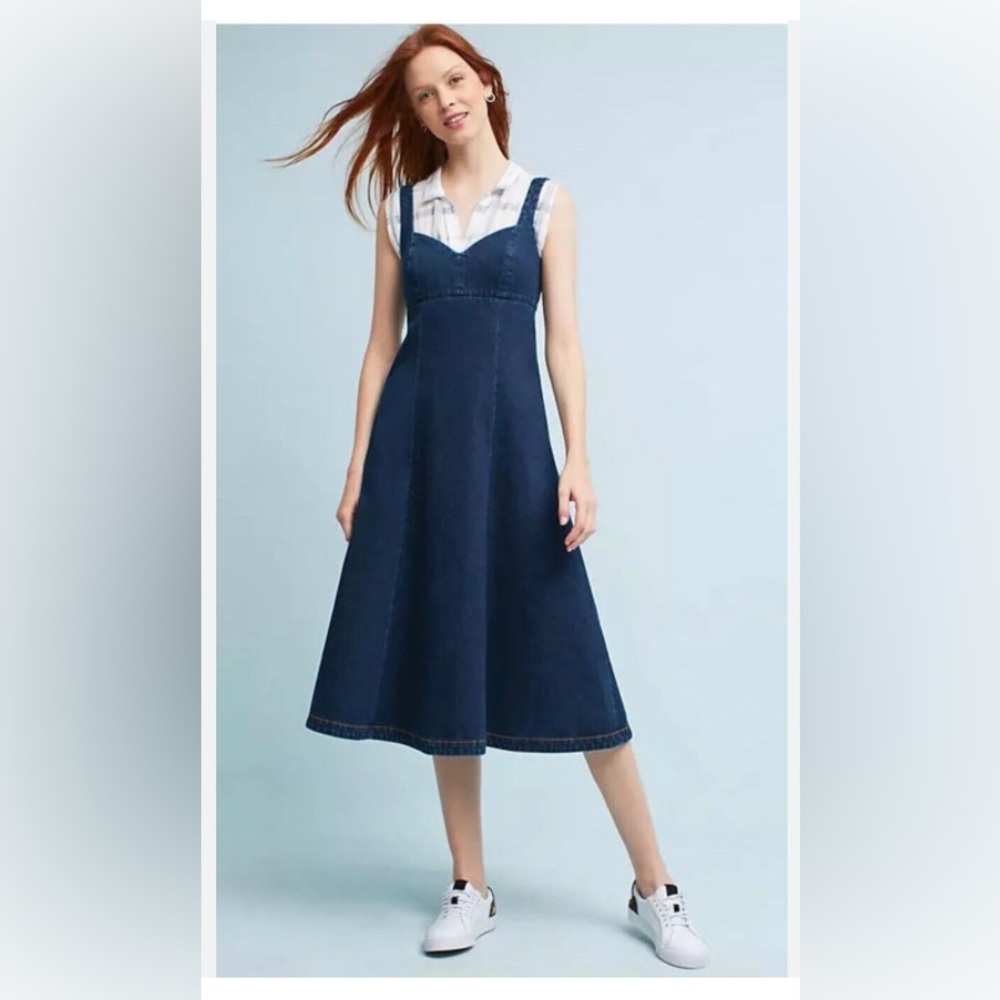Anthropology Holding Horses denim dress, size 4